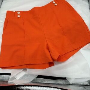 Sophie Rue shorts in orange ladies size large